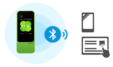 Bluetoothテザリングにより連続15時間の長時間通信