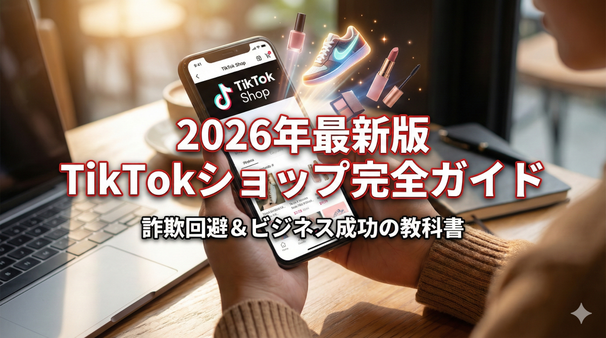 【完全版】TikTokショップは詐欺？！被害事例・超安全な使い方・ビジネスチャンスを徹底解説