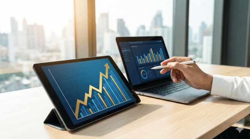 インスタの閲覧データを分析し、ビジネスの成長と売上アップにつなげるマーケティング戦略のイメージ画像。