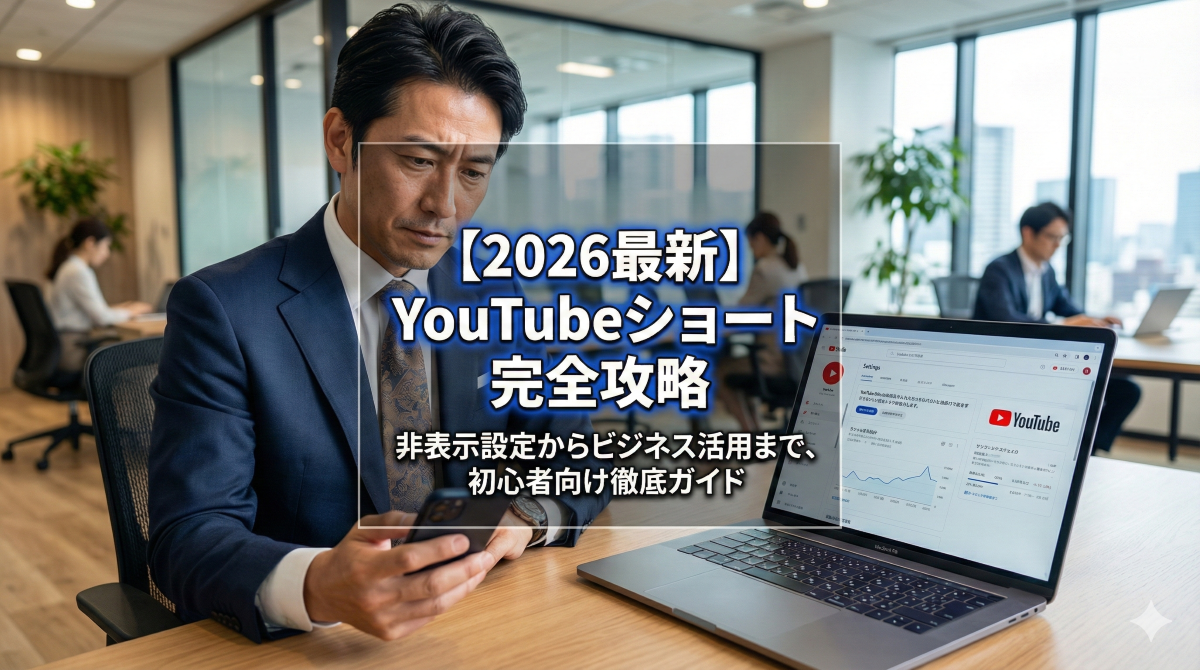 【2026年最新】YouTubeショートを非表示にする全手法｜効率化を求めるビジネスパーソンのための完全ガイド