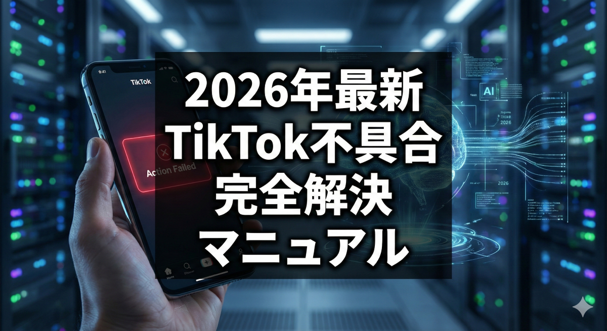 2026年最新｜TikTokで「フォローできない」「DMが送れない」時の原因と対処法！実はアカウントの健康診断が必要かも？